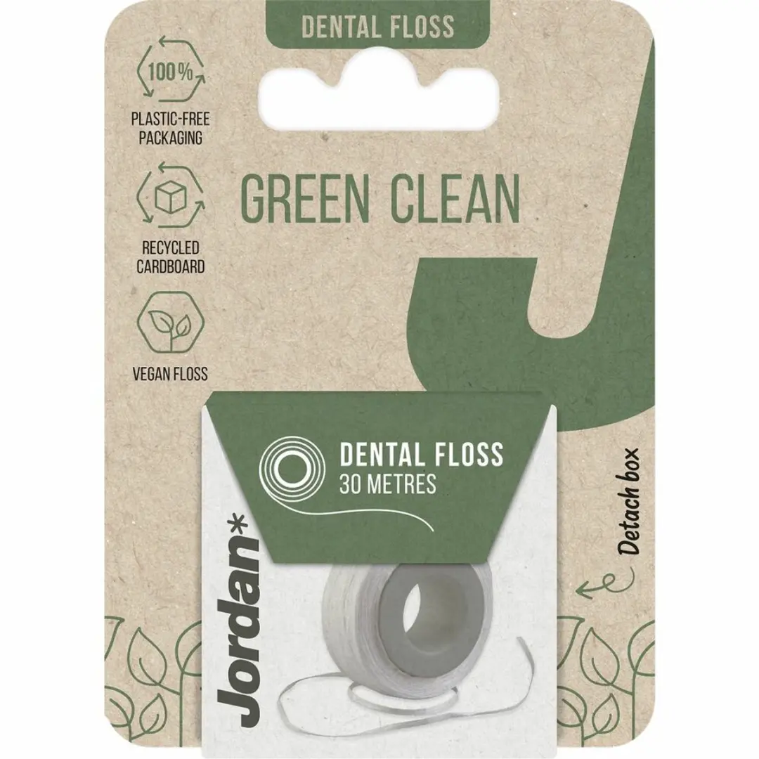 Jordan Green Clean Flosdraad 30m - 2 Stuks
