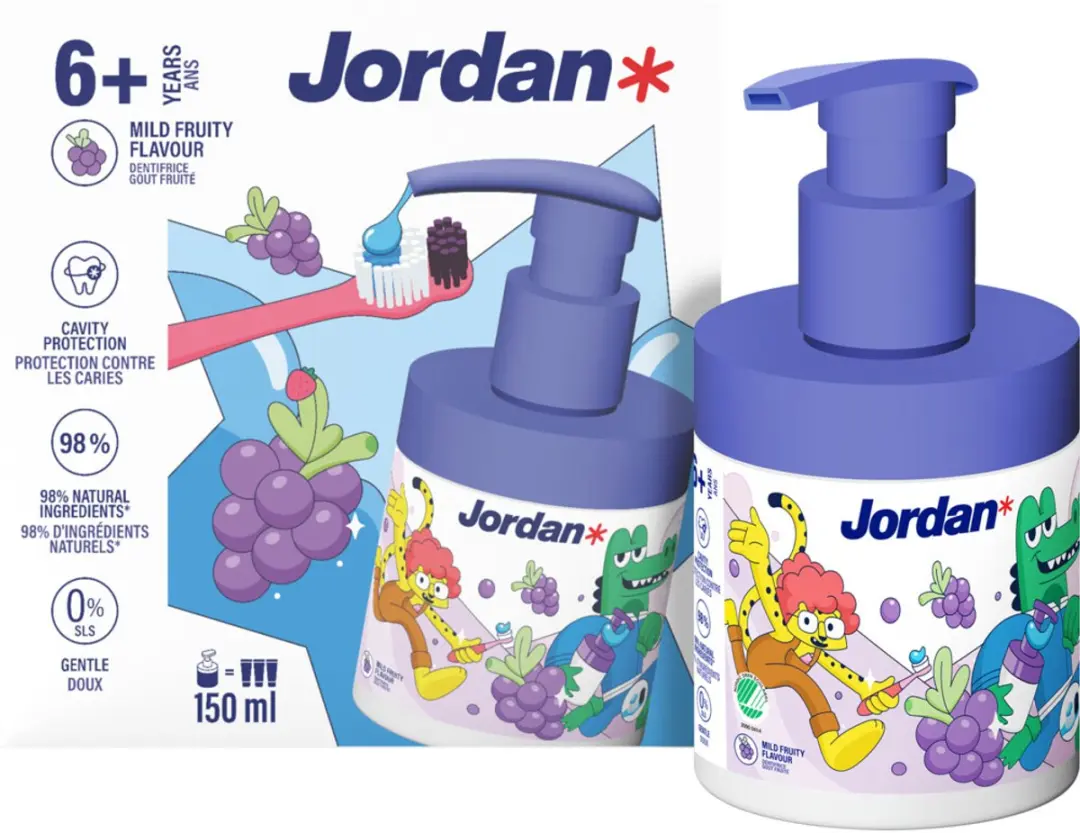 Jordan Junior Tandpasta Druivensmaak 150ml