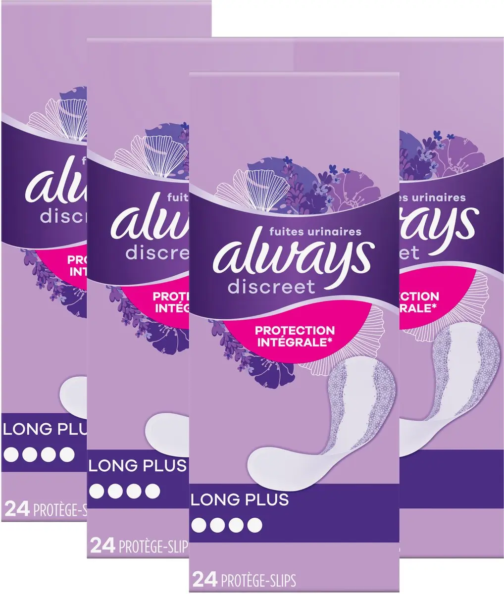 Always Discreet Long Plus Inlegkruisjes