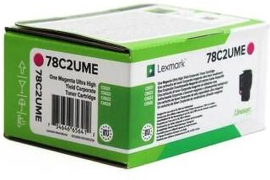 Lexmark 78C2UME Tonercartridge 120035441081 - Magenta - 7000 Pagina's