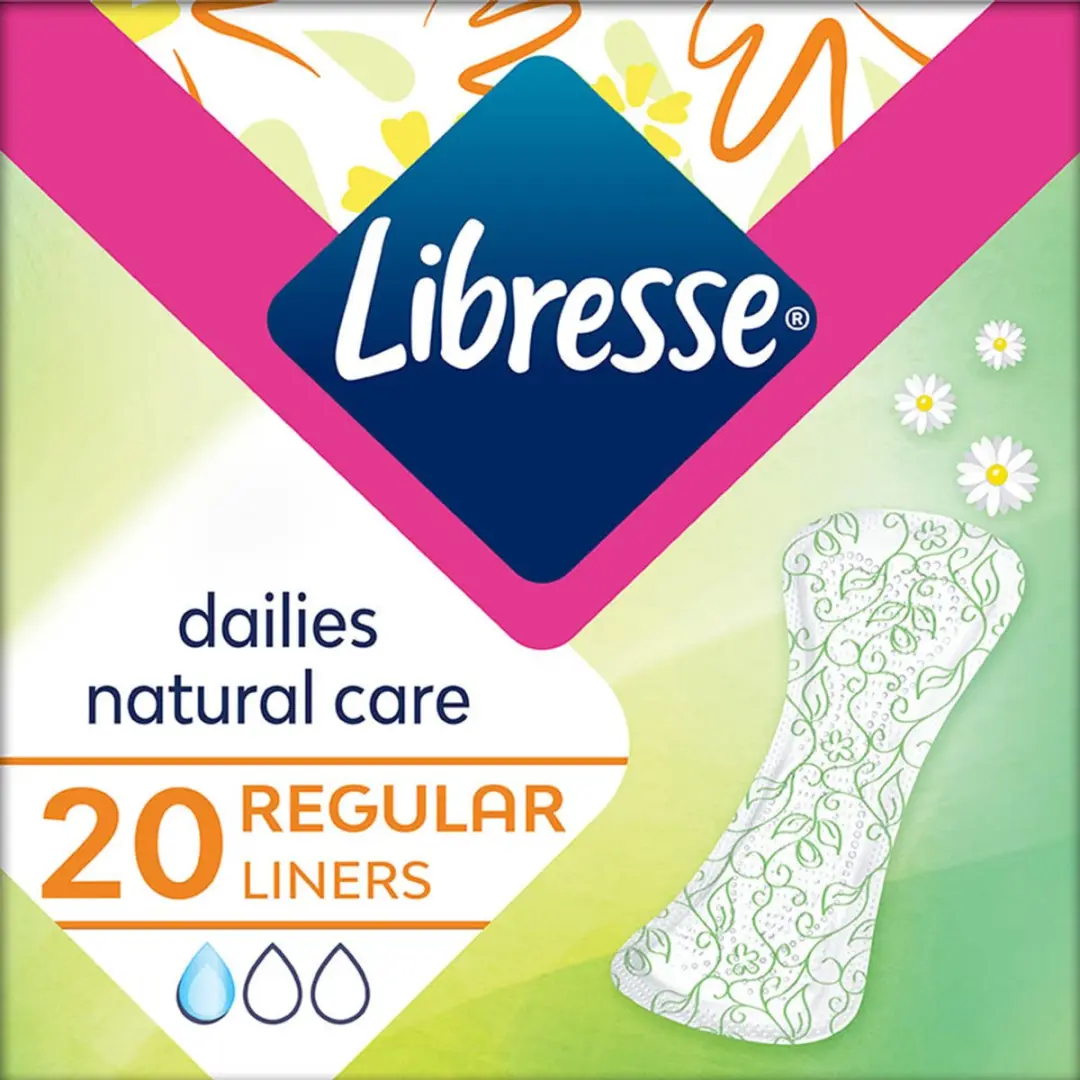 Libresse Natural Care Dagelijkse Inlegkruisjes Normal - 100 Stuks
