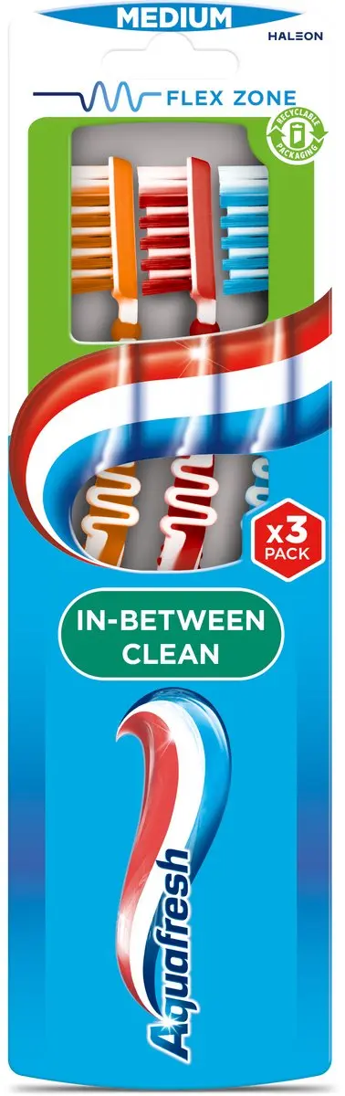 Aquafresh In-Between Clean Tandenborstel Medium