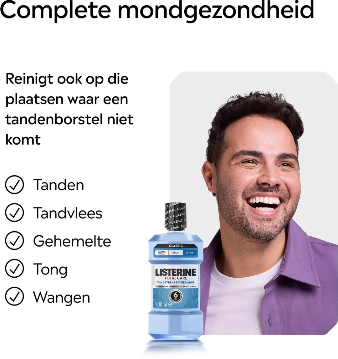 Listerine Total Care Tandsteenbescherming Mondspoeling 1500ml