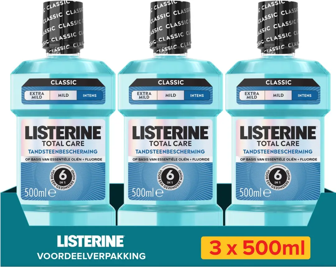 Listerine Total Care Tandsteenbescherming Mondspoeling 1500ml