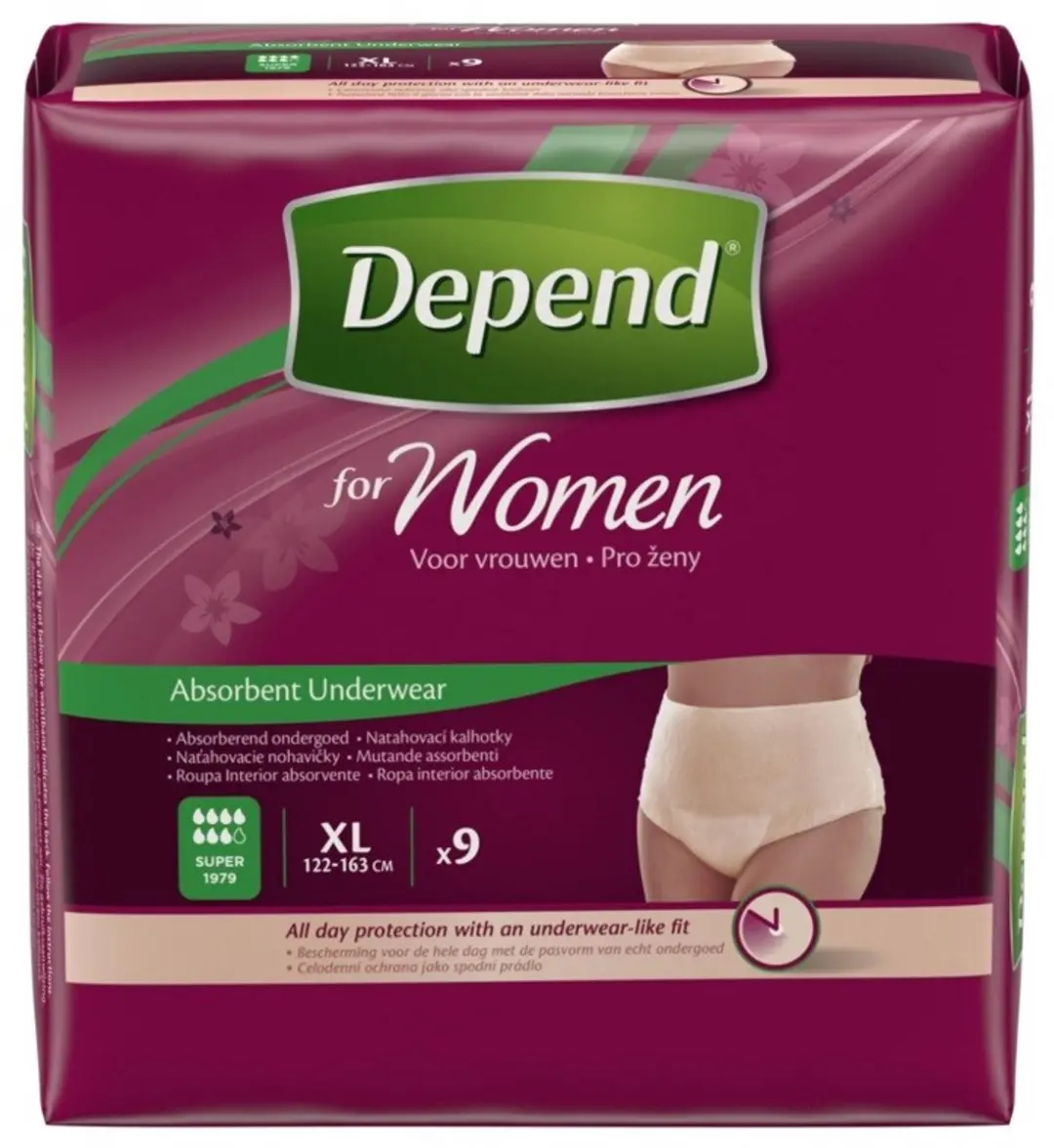 Depend Pants Super Vrouwen XL - Nachtzorg