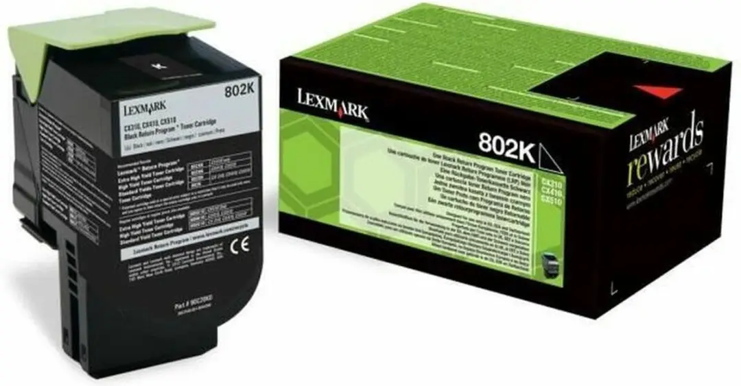 Toner Lexmark 802K Black