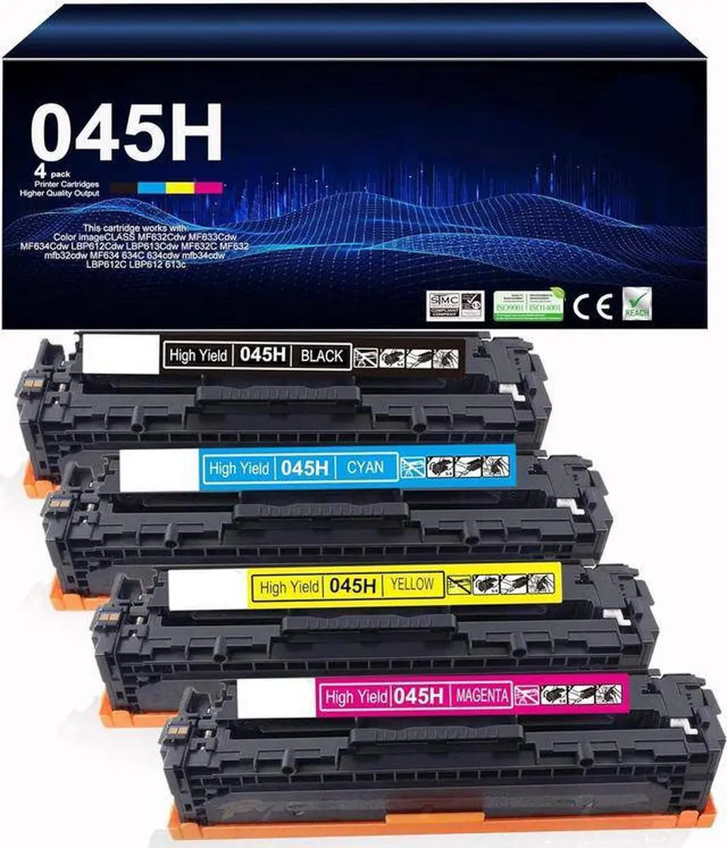 weCare Toners C045H 4-pack