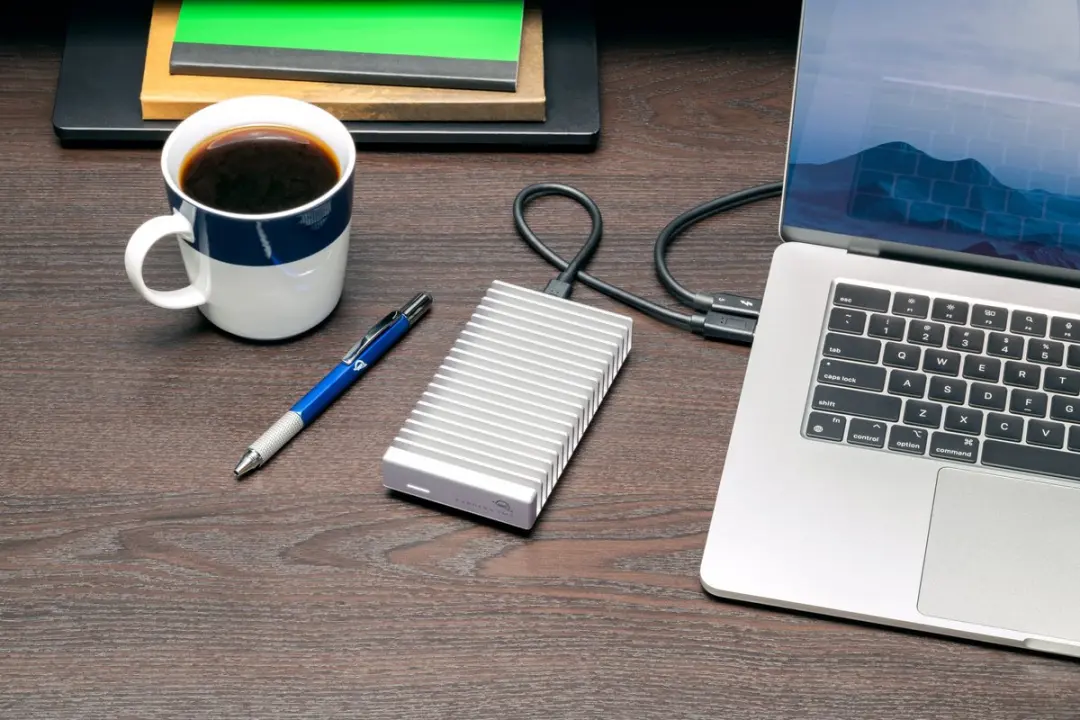 OWC Express 1M2 USB4 NVMe SSD 8TB - Zilver