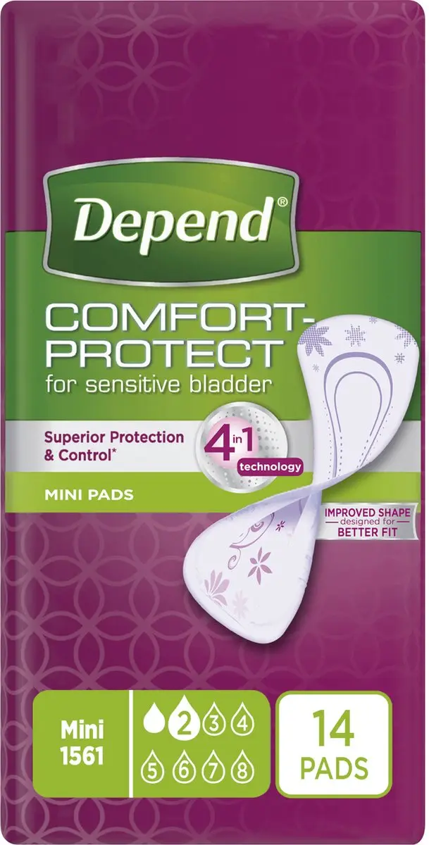 Depend Mini Incontinentieverband XS