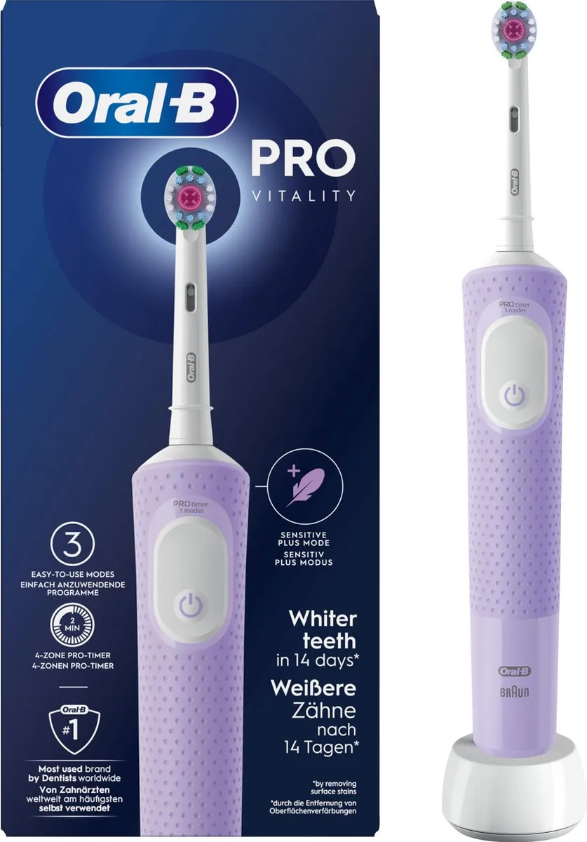 Oral-B Pro Vitality Lila Elektrische Tandenborstel - Paars