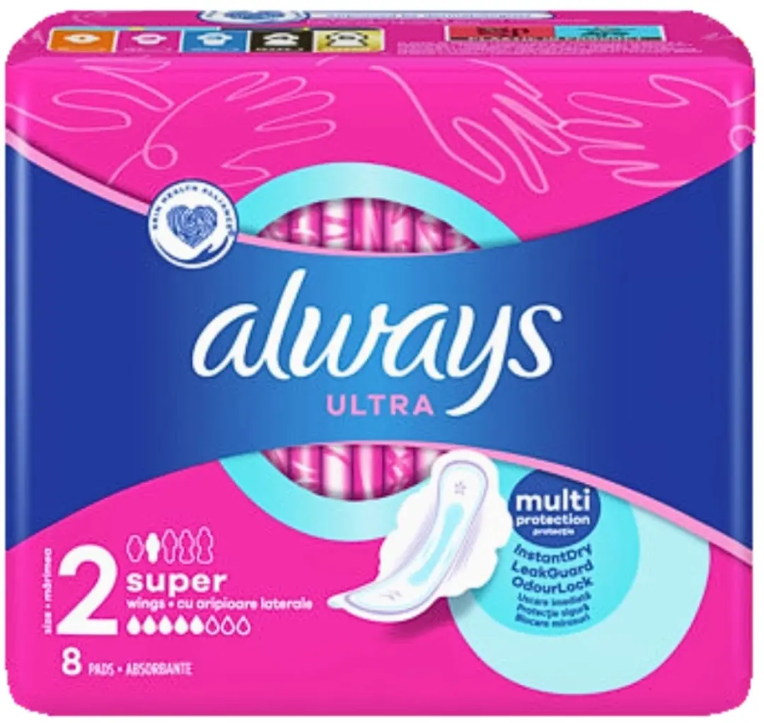 Always Ultra Super Plus - 8 Stuks Multicolor