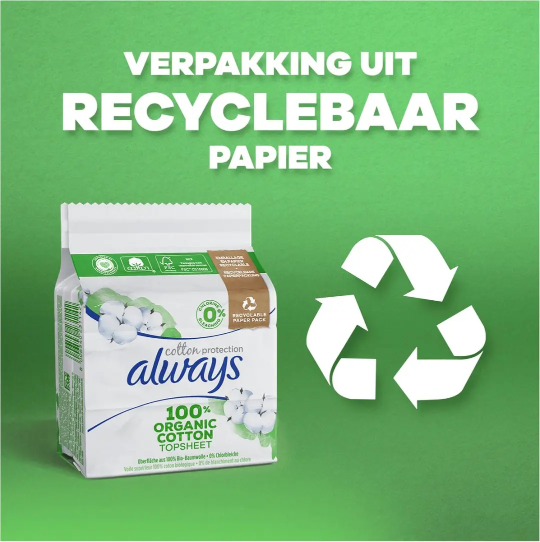 Always Cotton Protection Maandverband - 110 Stuks