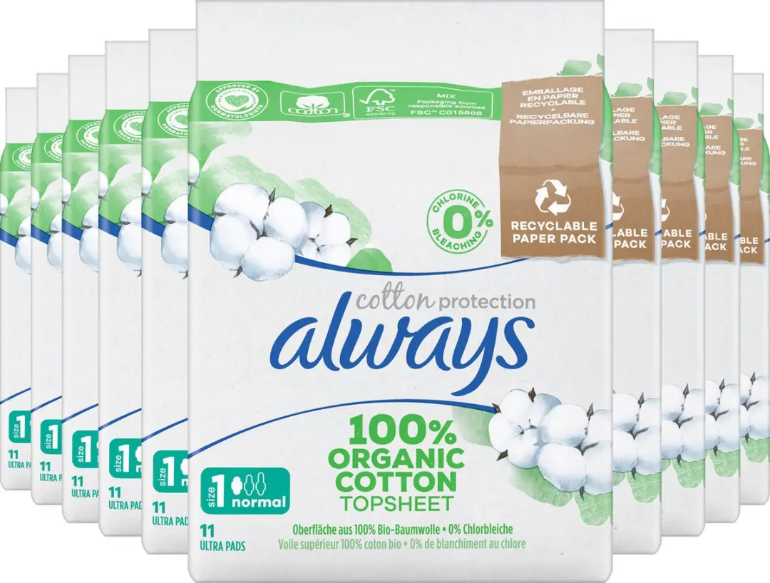 Always Cotton Protection Maandverband