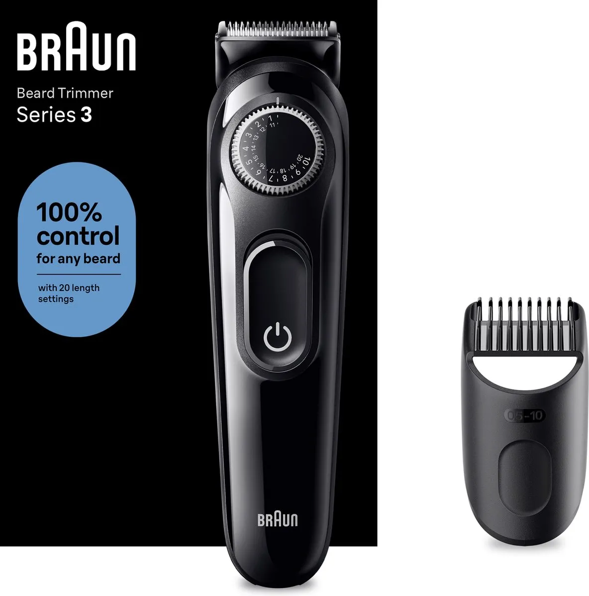 Braun BT3400 Baardtrimmer - Zwart - afbeelding 6 van 6