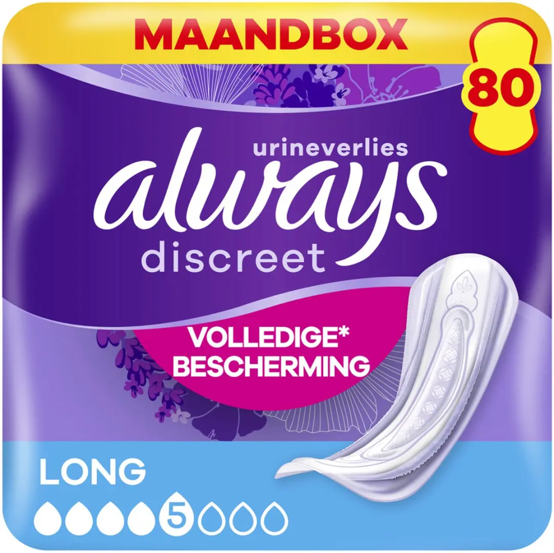 Always Discreet Plus Long Verband Urineverlies