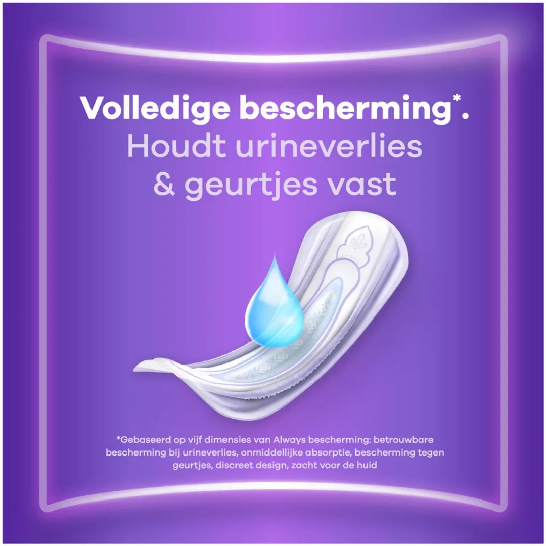 Always Discreet Plus Long Verband Urineverlies - 80 Stuks