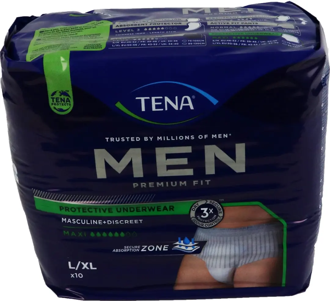 TENA Pants Men Active Fit L - Incontinentiebroekje