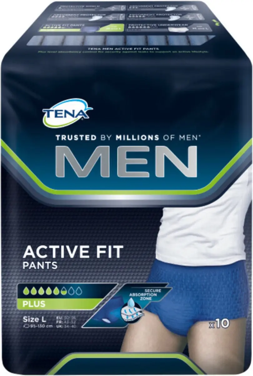 TENA Pants Men Active Fit L - Incontinentiebroekje - afbeelding 6 van 6