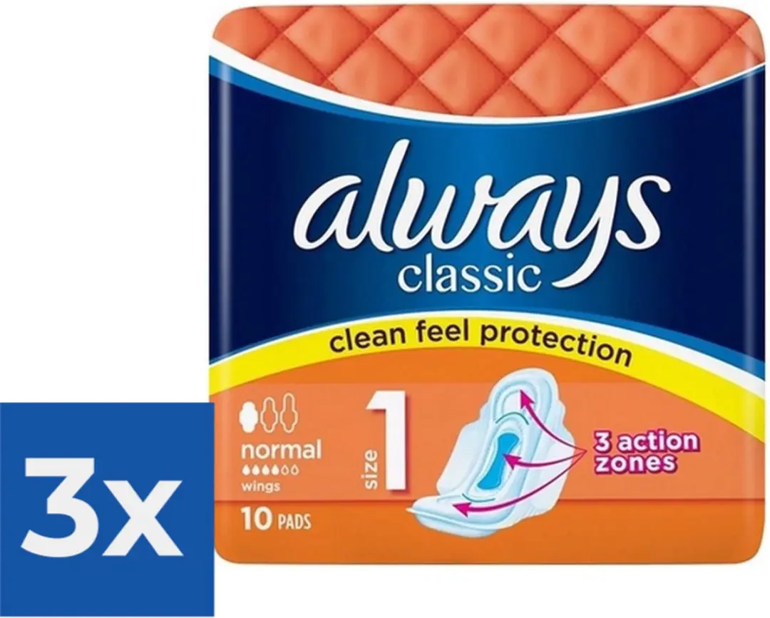 Always Classic Normal met vleugels 30 Stuks