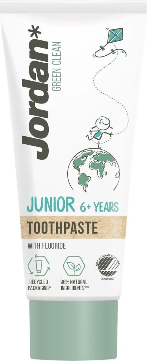 Jordan Junior Green Clean Biologische Tandpasta 50ml