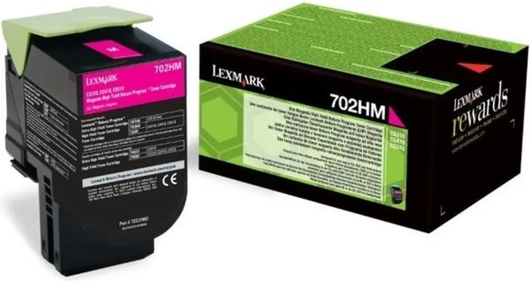 Lexmark 702HM R Tonercartridge Magenta 3200 Pagina's