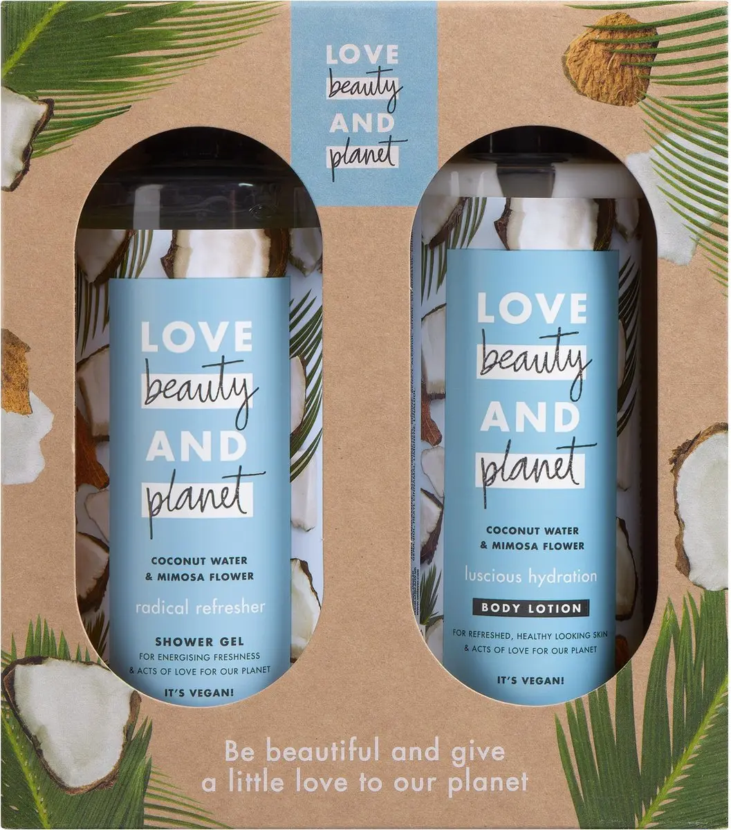 Love Beauty and Planet Coconut Water & Mimosa Flower Duo - 2x900ml