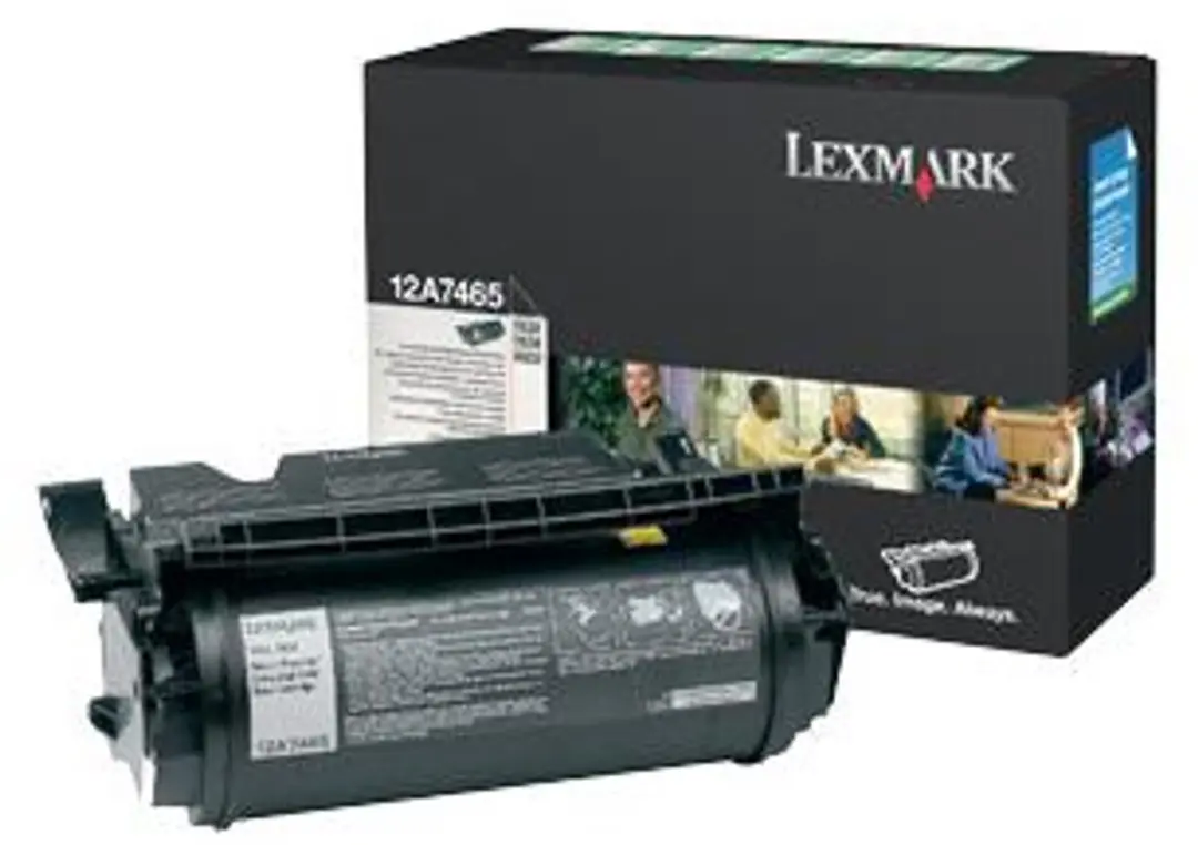 Lexmark T632/T634 12A7465 Tonercartridge - Zwart