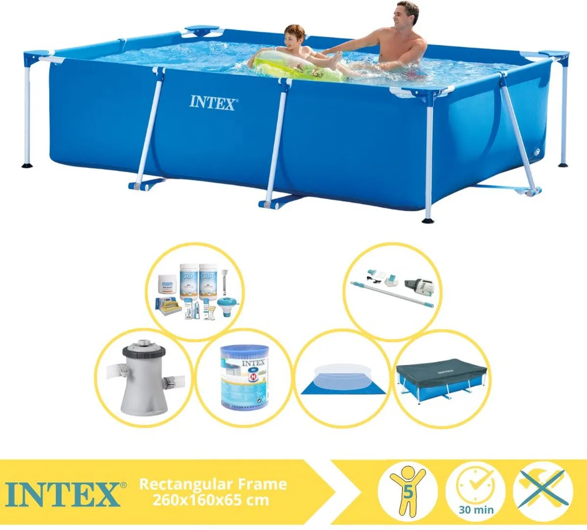 Intex 28271NP Opzetzwembad 260x160x65cm