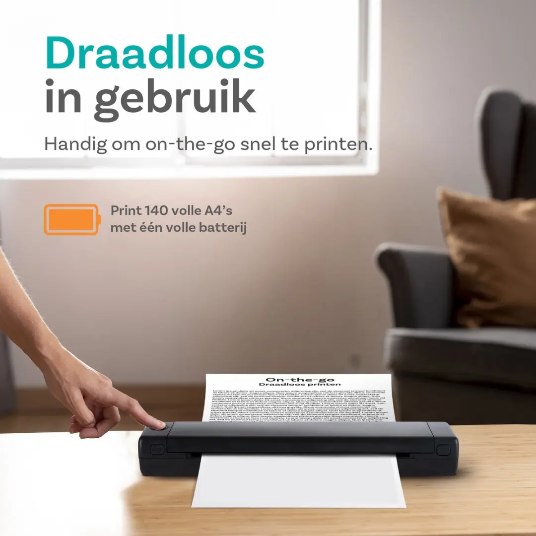 Pora&Co M08F Thermische Printer - Zwart