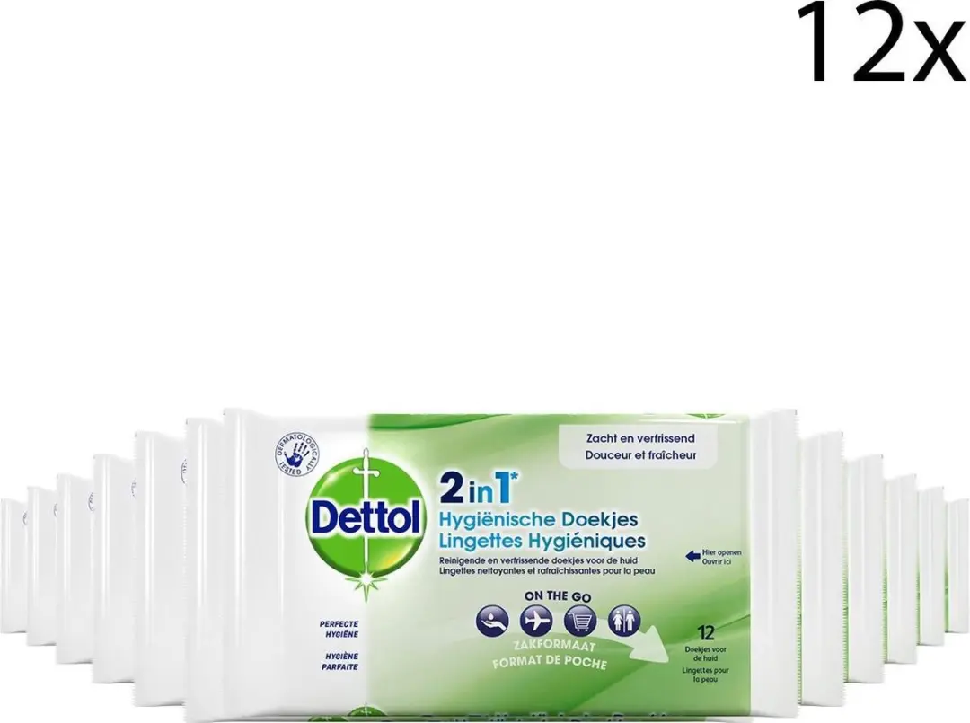 Dettol Hygiënische Doekjes 144 Stuks