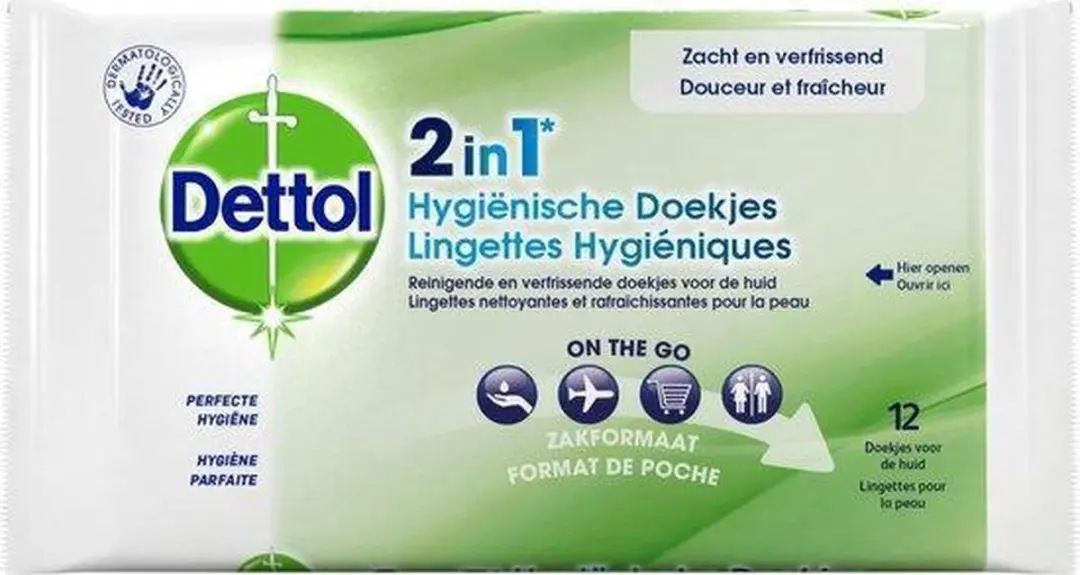 Dettol Hygiënische Doekjes 144 Stuks