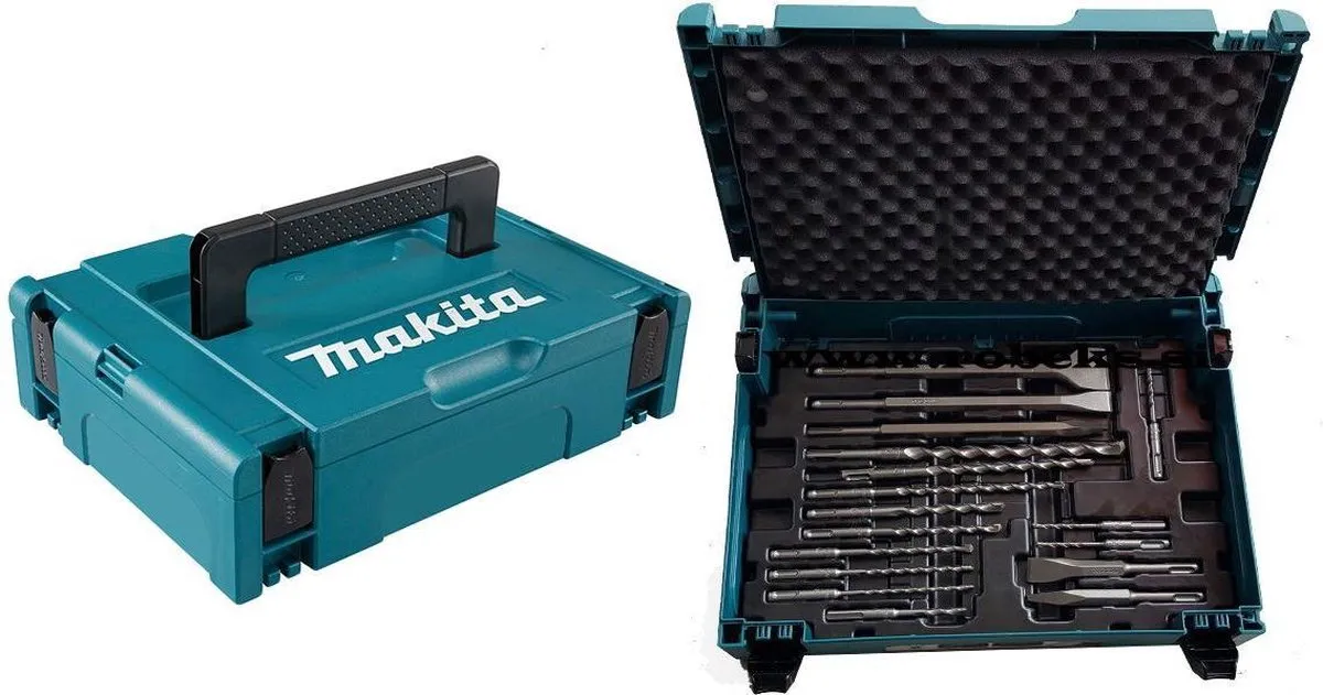 Makita B-52059 SDS-Plus Boor- en Beitelset 17-delig - afbeelding 6 van 6