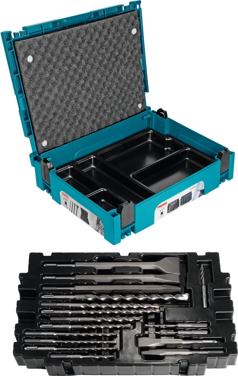 Makita B-52059 SDS-Plus Boor- en Beitelset 17-delig