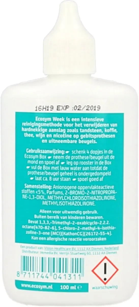 Ecosym Week Forte Kunstgebitreiniger 100ml