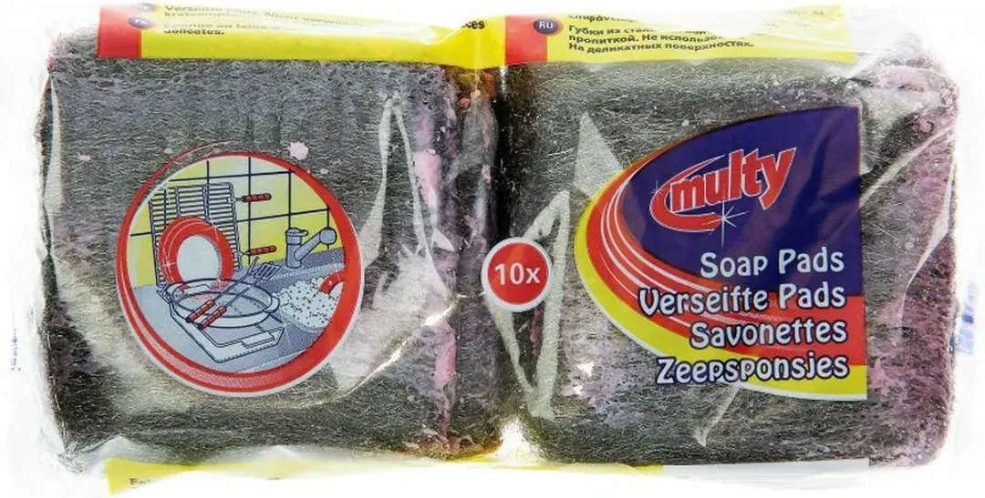Multy Staalwolspons met Zeep