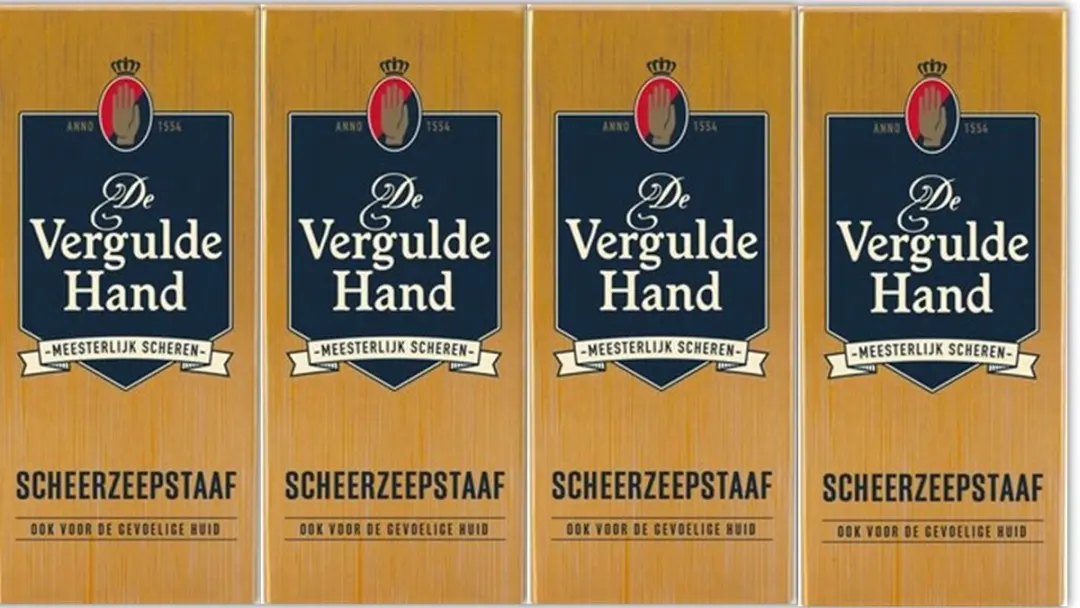 De Vergulde Hand Scheerzeep Staaf 4 x 75 Gram