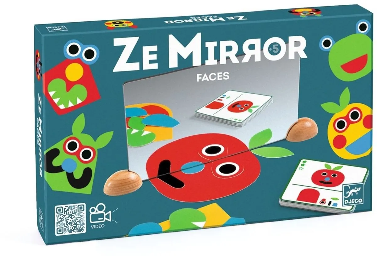 Djeco Ze Mirror Leerspel - 20 Opdrachtkaarten - Multicolor