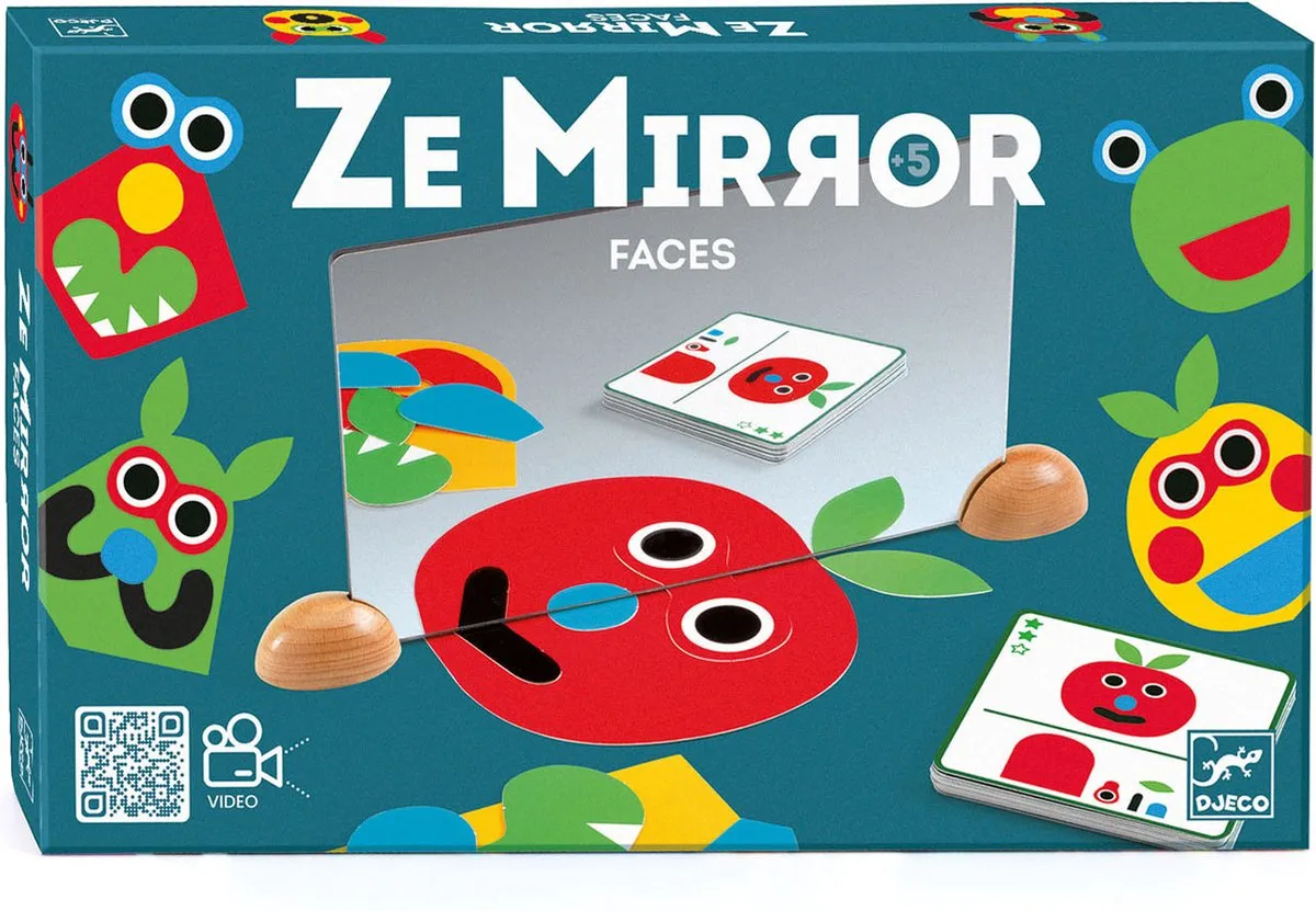 Djeco Ze Mirror Leerspel - 20 Opdrachtkaarten - Multicolor
