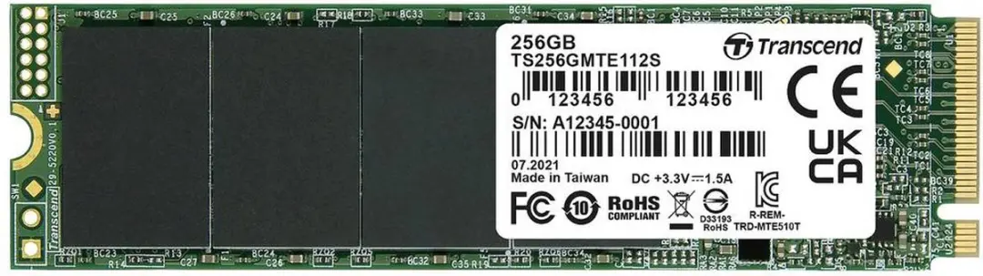 Transcend 112S TS256GMTE112S NVMe SSD 256GB