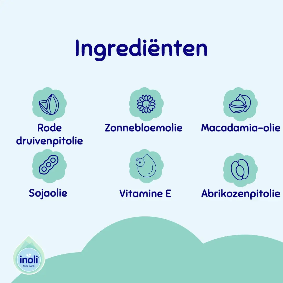 Inoli Baby Olie 150ml - Droge & Gevoelige Huid