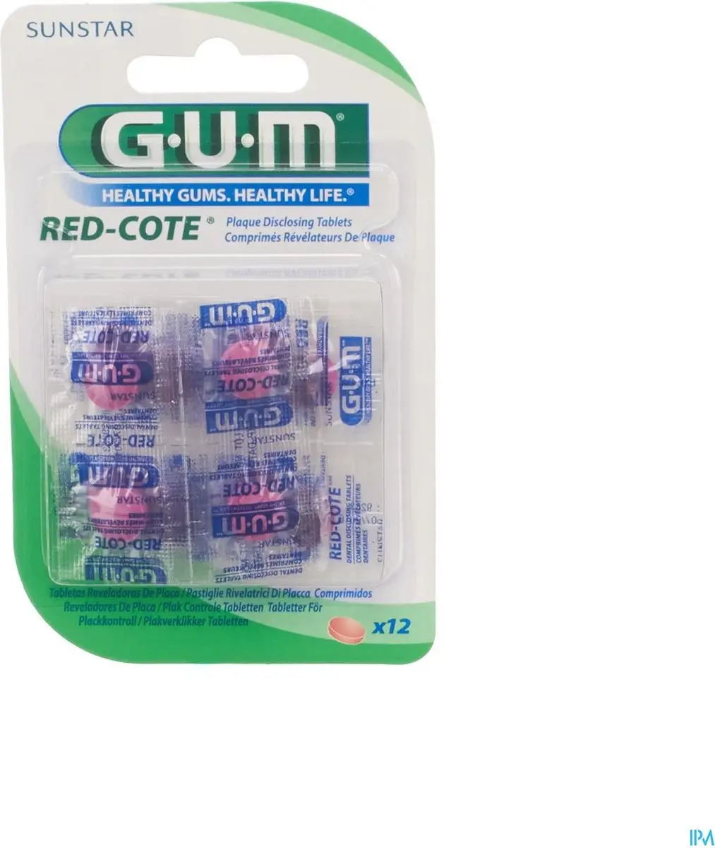 Gum Red Cote Plakverklikkers - 12 Stuks - afbeelding 6 van 6