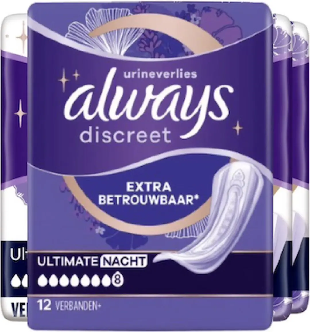 Always Discreet Plus Ultimate Night Verband XL