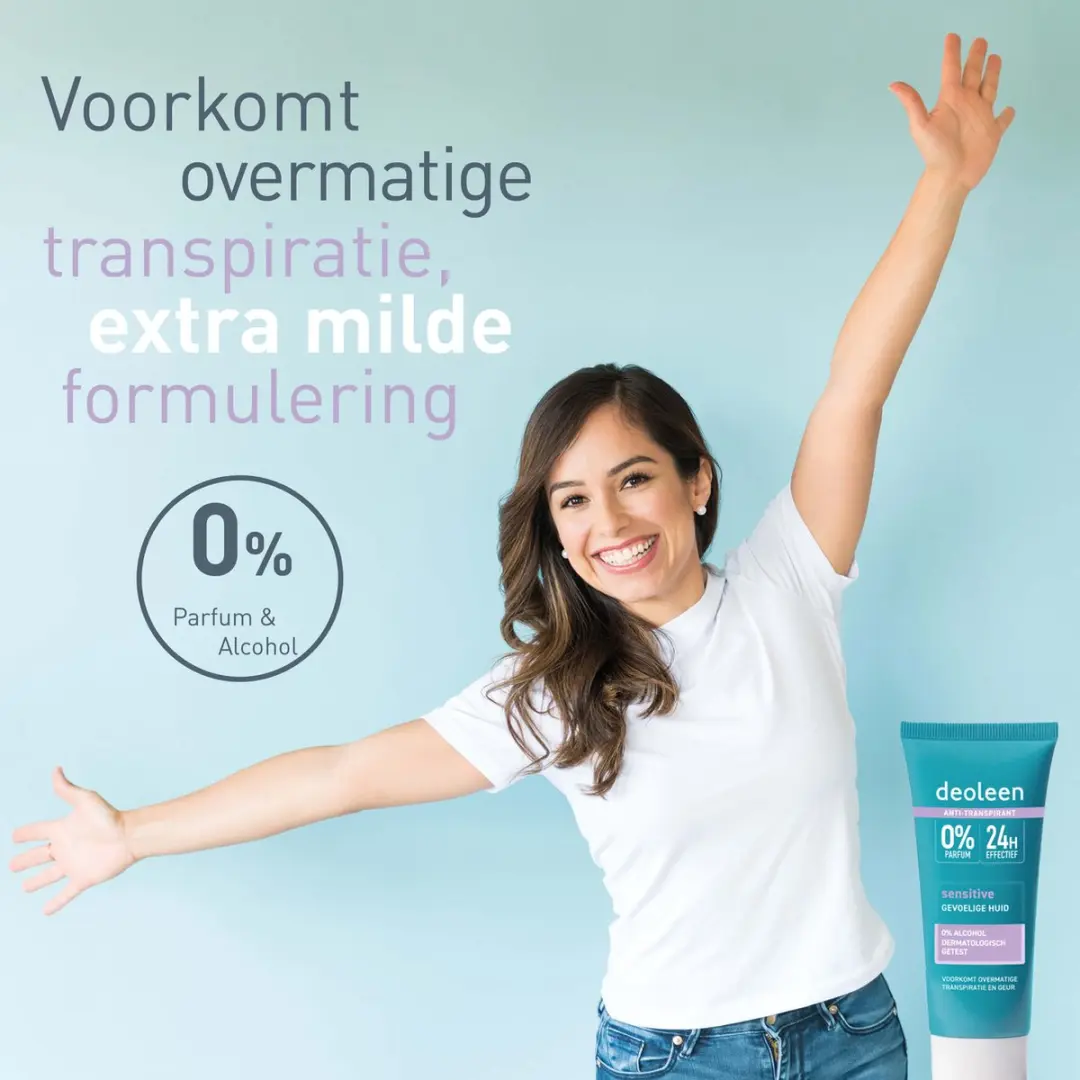 Deoleen Anti-transpirant Crème Sensitive 50ml