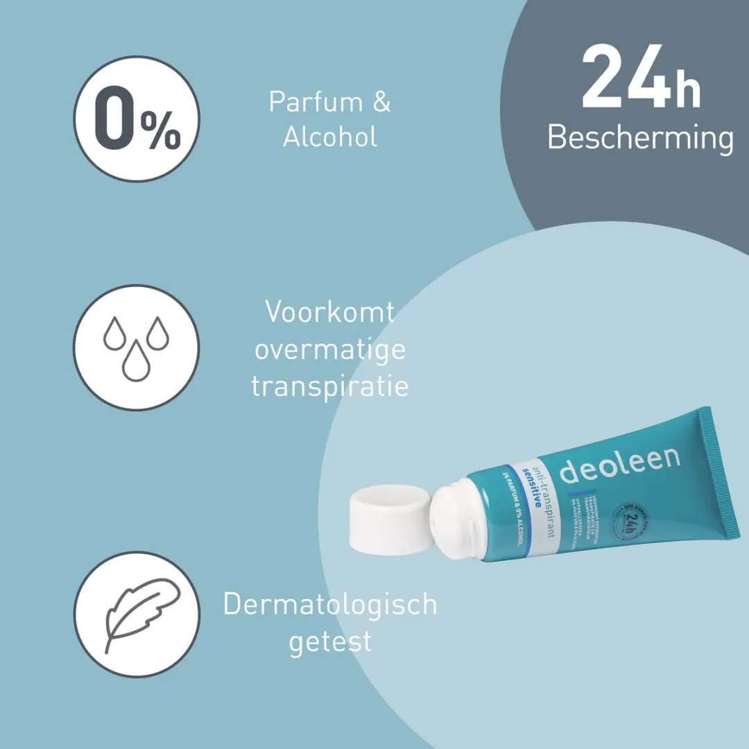 Deoleen Anti-transpirant Crème Sensitive 50ml
