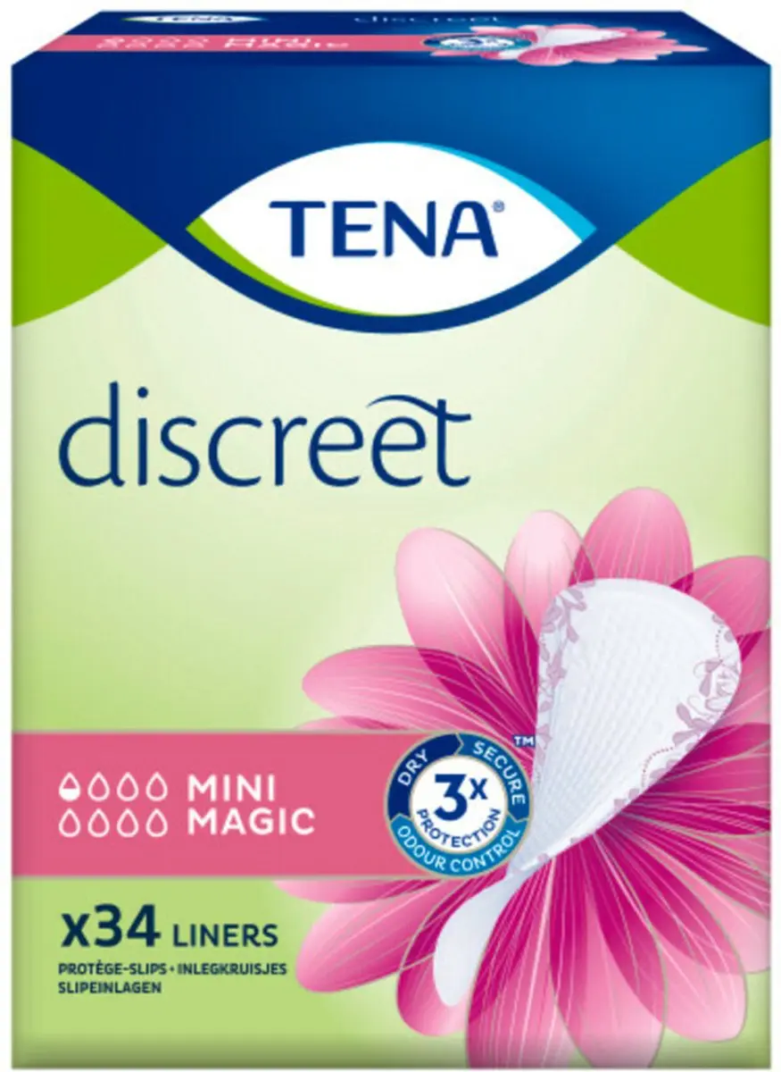 TENA Discreet Mini Magic Inlegkruisjes 204 Stuks