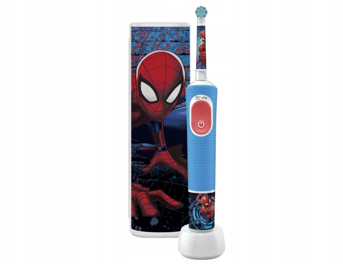 Oral-B Vitality Pro D103 Kids Elektrische Tandenborstel - Spiderman - 8 Dagen Batterij