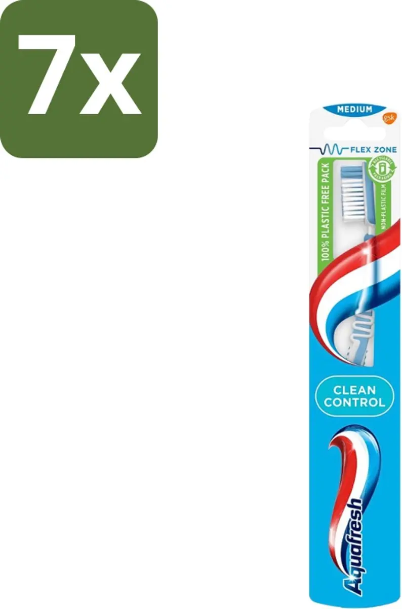 Aquafresh Clean Control Medium Tandenborstels