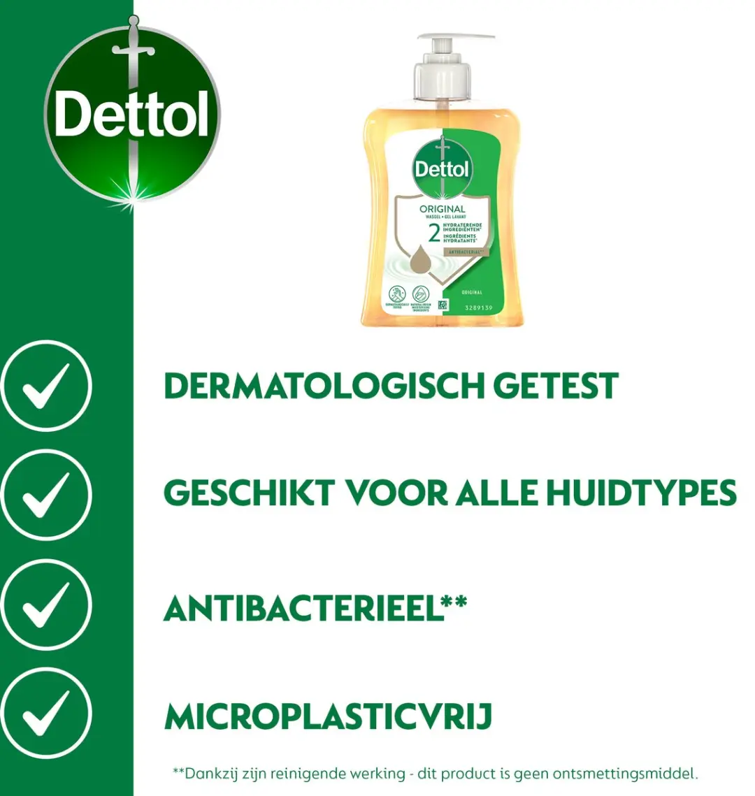 Dettol Handzeep Original 250ml - 8 Stuks