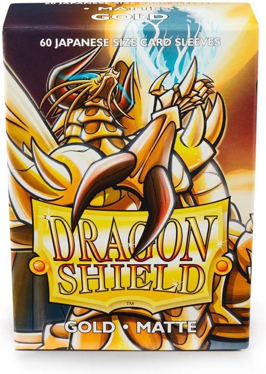 Asmodee Dragon Shield Small Sleeves Japanese Matte Gold - 60 Stuks