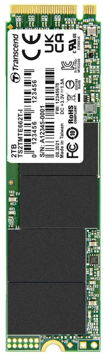 Transcend MTE662T-I 2TB NVMe M.2 SSD